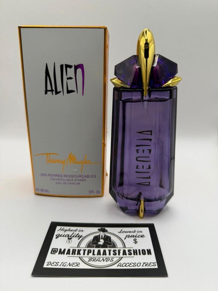 Alien by Thierry Mugler eau de parfume 90ml, Verzamelen, Parfumverzamelingen, Nieuw, Proef of Tester, Ophalen of Verzenden