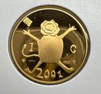 Nederland. Beatrix. 1 Gulden “Loeki” 2001 Proof, Ophalen of Verzenden, Koningin Beatrix, 1 gulden