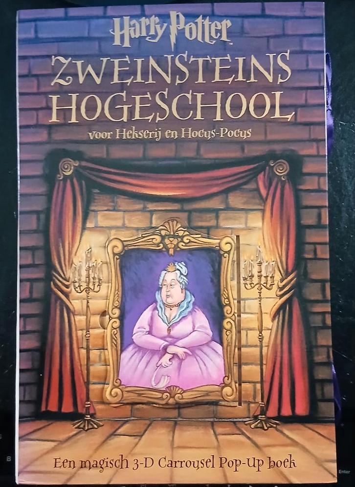 Harry Potter Zweinsteins Hogeschool 3D Pop-Up Boek, Verzamelen, Harry Potter, Zo goed als nieuw, Ophalen of Verzenden