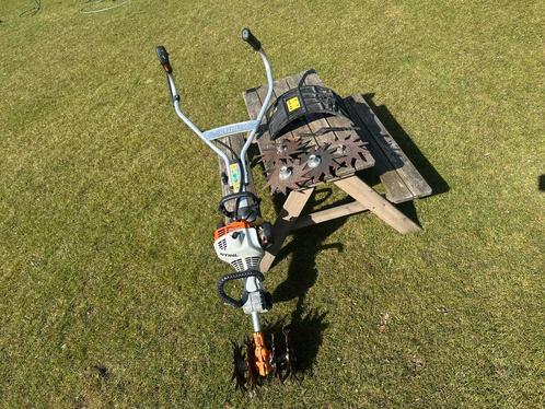 Stihl mm55 vrees, Tuin en Terras, Veegmachines, Zo goed als nieuw, Ophalen of Verzenden