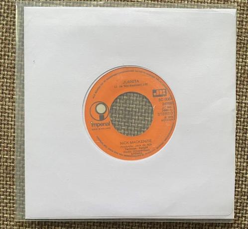 Vinyl Singeltje Nick Mackenzie Juanita 1973, Cd's en Dvd's, Vinyl Singles, Zo goed als nieuw, Single, Nederlandstalig, 7 inch