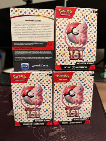 Pokemon 151 Booster Bundle sealed beschikbaar voor biedingen