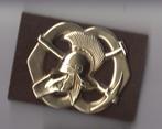 oud baretembleem Pioniers, Verzamelen, Ophalen of Verzenden, Landmacht, Nederland, Embleem of Badge