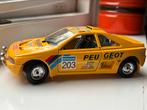 Bburago Peugeot 405 Turbo 16 geel, Ophalen of Verzenden, Bburago, Zo goed als nieuw