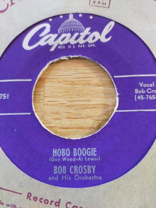 Bob Grosby , hobo boogie, Cd's en Dvd's, Vinyl Singles, Zo goed als nieuw, Pop, Ophalen of Verzenden
