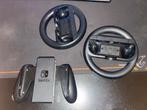 Nintendo switch joycon stuur + controller, Ophalen of Verzenden, Draadloos, Switch, Stuurtje of Sportattribuut