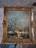 Schilderij van Walter - Winterlandschap, Antiek en Kunst, Kunst | Schilderijen | Klassiek, Ophalen of Verzenden