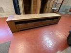Eiken TV meubel 220 breed, Ophalen, Gebruikt, Eikenhout, Landelijk