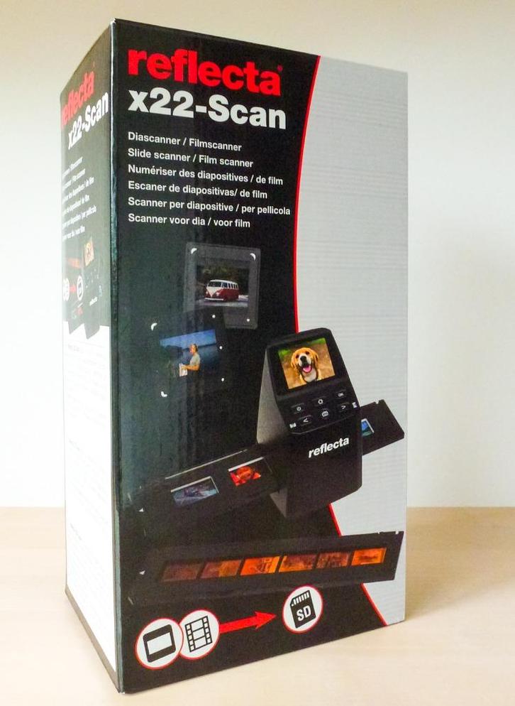Reflecta X22 negatief- en diascanner als nieuw incl. SD 16gb, Computers en Software, Scanners, Zo goed als nieuw, Fotoscanner