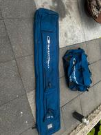 Te koop foudraal en grote tas merk Carbolino, Watersport en Boten, Hengelsport | Witvissen, Ophalen, Gebruikt, Overige typen
