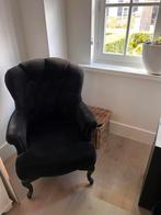2 mooie zwarte stoffen stoelen., Huis en Inrichting, Fauteuils, Minder dan 75 cm, Gebruikt, Stof, Ophalen of Verzenden
