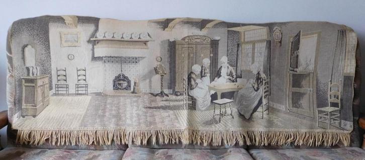 oud wandkleed, Antiek en Kunst, Antiek | Kleden en Textiel, Ophalen of Verzenden