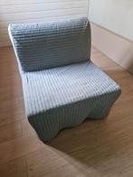 Uitklapbare slaapfauteuil, Huis en Inrichting, Slaapkamer | Slaapbanken, Ophalen, Eenpersoons, Grijs, 90 cm