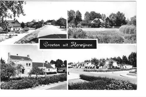 Herwijnen,  Groeten uit,   244, Verzamelen, Ansichtkaarten | Nederland, Ongelopen, Gelderland, 1960 tot 1980, Verzenden