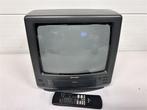 A6740. Sharp televisie met VHS-speler, Audio, Tv en Foto, Vintage Televisies, Ophalen of Verzenden, Gebruikt
