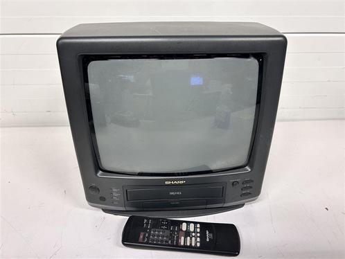 A6740. Sharp televisie met VHS-speler, Audio, Tv en Foto, Vintage Televisies, Gebruikt, Ophalen of Verzenden