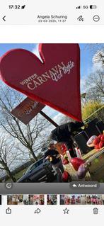 Valentijns hart “carnaval “, Ophalen of Verzenden, Zo goed als nieuw