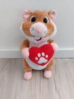 Knuffel hamster Ah Albert Heijn valentijn hart dieren L1287, Ophalen of Verzenden, Zo goed als nieuw, Overige typen