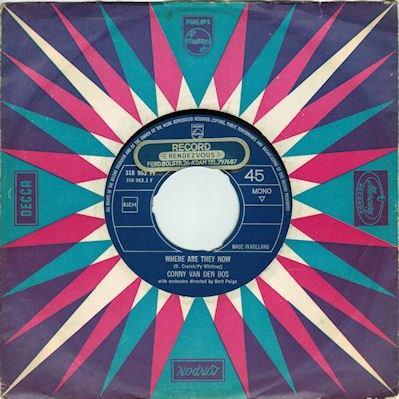 CONNY van den BOS  1967  SUPER ZELDZAAM SCHIJFJE !! V024, Cd's en Dvd's, Vinyl Singles, Gebruikt, Single, Pop, 7 inch, Ophalen of Verzenden