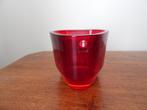 Iittala Tris rode waxinelicht houder, Ophalen of Verzenden, Gebruikt, Overige materialen, Minder dan 25 cm