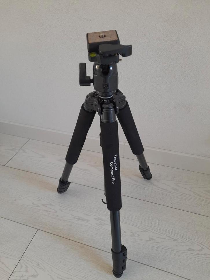 Hama Driepootstatief "Traveller Compact Pro" met 3D-kogelhel, Audio, Tv en Foto, Fotografie | Statieven en Balhoofden, Driepoot