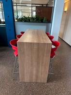 Twee stuks gelijke Bartafels met elk 6 krukken., Huis en Inrichting, Ophalen, Gebruikt