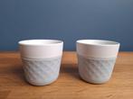 Cookut Lola porseleinen koffiekopjes 2x, Huis en Inrichting, Keuken | Servies, Ophalen of Verzenden, Zo goed als nieuw, Overige stijlen