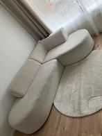 Crème Bouclé Hoekbank - Nous Living, Huis en Inrichting, Banken | Bankstellen, Ophalen, 250 tot 300 cm, Hoekbank, 75 tot 100 cm