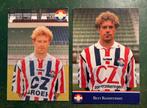 2 gesigneerde spelerskaarten Bert Konterman Willem II, Ophalen of Verzenden, Zo goed als nieuw, Willem II, Spelerskaart