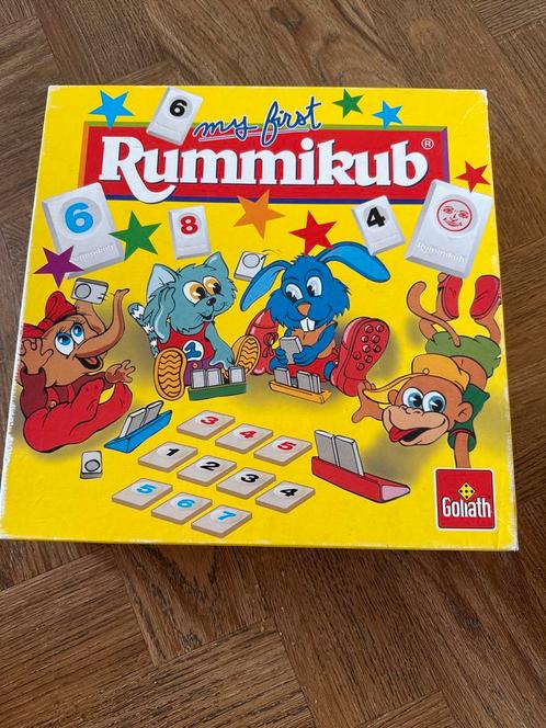 My First Rummikub - Goliath, Hobby en Vrije tijd, Gezelschapsspellen | Bordspellen, Gebruikt, Een of twee spelers, Ophalen of Verzenden