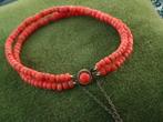 Bloedkoraal armband 2 rij, Verzenden, Overige materialen, Armband