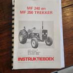 Instructieboek MF 240 en MF 250 Trekker, Boeken, Techniek, Ophalen of Verzenden, Gelezen, Autotechniek, Massey Ferguson