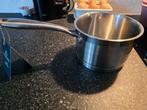 Te koop: pan of melkpan 14 cm met steel, Ophalen of Verzenden, Nieuw, Rvs, Kookpan of Snelkookpan