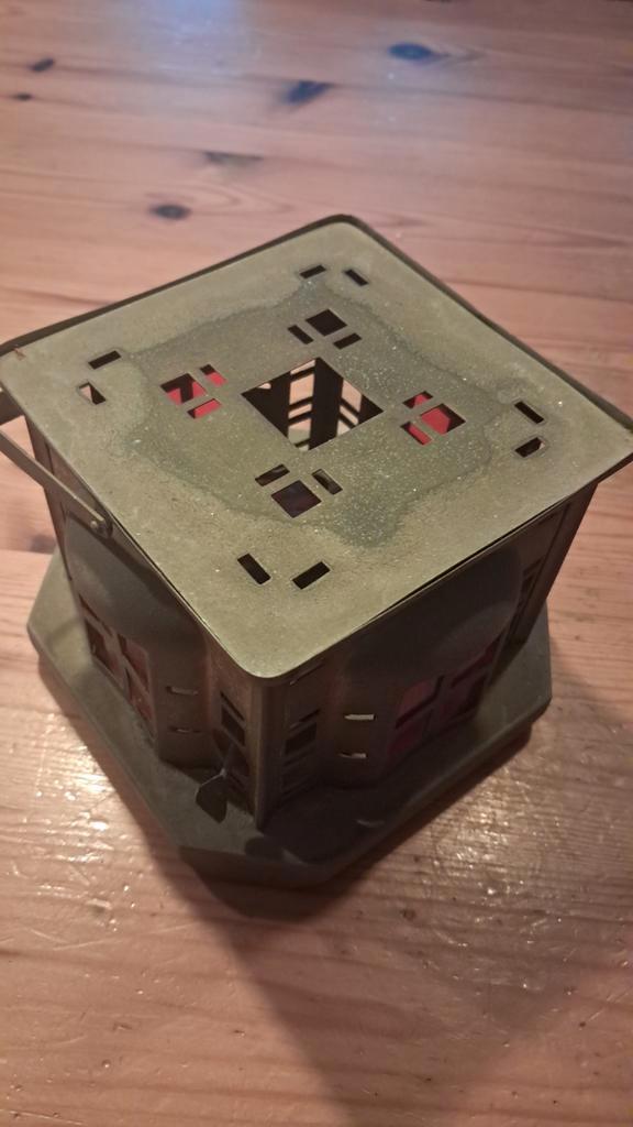 Vintage Daalderop Windlichtje met Lont, Antiek en Kunst, Antiek | Lampen, Ophalen of Verzenden