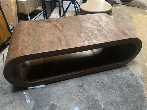 Tafel elora bruin 130x80 b keuze hoge korting, Huis en Inrichting, Tafels | Salontafels, Nieuw, Minder dan 50 cm, 50 tot 100 cm