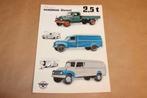 Zeldzame folder - Hanomag diesel vrachtwagen 2,5 t 1960, Ophalen of Verzenden, Zo goed als nieuw, Tractor en Landbouw