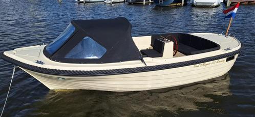 Sloep Oud Huijzer 575 Luxury, Watersport en Boten, Sloepen, Zo goed als nieuw, 10 tot 30 pk, 3 tot 6 meter, Buitenboordmotor, Benzine