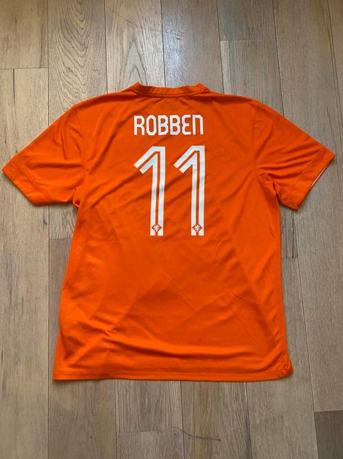 Nederland 2014 Thuisshirt – Robben #11 – Maat XL, Sport en Fitness, Voetbal, Zo goed als nieuw, Shirt, Maat XL, Ophalen of Verzenden