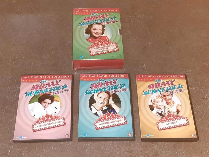 De Romy Schneider collection 3 dvd box, Cd's en Dvd's, Dvd's | Klassiekers, Zo goed als nieuw, Komedie, 1980 tot heden, Alle leeftijden