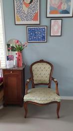 Barokke brocante antieke stoel fauteuil, Antiek en Kunst, Antiek | Meubels | Stoelen en Banken, Ophalen