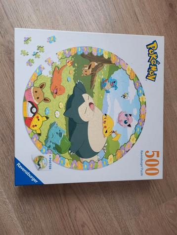 Pokemon puzzel 500 stukjes beschikbaar voor biedingen