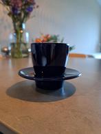 Sagaform design by Moritz, espressokopje met schotel, blauw, Nieuw, Ophalen of Verzenden, Effen, Kop(pen) en/of Schotel(s)