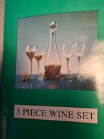 5-delige wijnset met karaf, Ophalen, Glas of Glazen, Effen, Glas