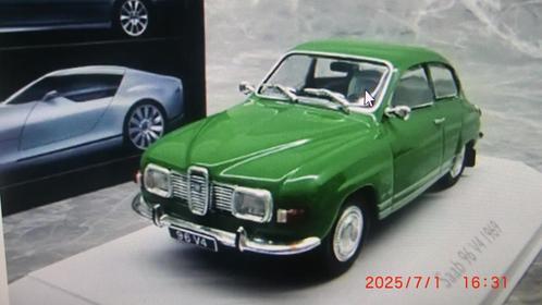 Atlas edition Saab 96 V4 1:43, Hobby en Vrije tijd, Modelauto's | 1:43, Nieuw, Auto, Overige merken, Ophalen of Verzenden