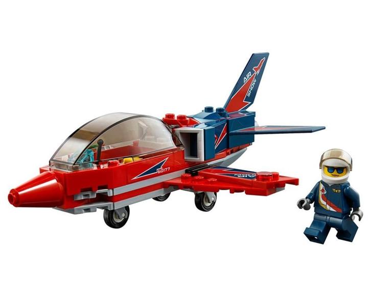 Lego City Luchthaven Set 60177 - Airshow Jet, Kinderen en Baby's, Speelgoed | Duplo en Lego, Gebruikt, Lego, Complete set, Verzenden