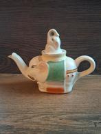 Vintage porseleinen olifanten theepot jaren 60, Ophalen of Verzenden