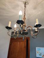 Antieke bronzen kroonluchter  ruim 50 jaar oud., Ophalen of Verzenden
