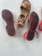 Lederen sandalen, Kleding | Dames, Schoenen, Ophalen of Verzenden, Zo goed als nieuw, Sandalen of Muiltjes