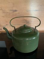 Groene emaille ketel, Antiek en Kunst, Antiek | Emaille, Ophalen