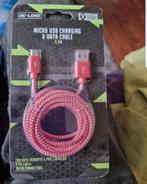Telefoonkabel micro met USB 2,5 m bieden, Ophalen of Verzenden, Nieuw